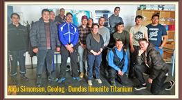 KTI får besøg af Dundas Ilmenite Titanium Minen